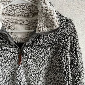 Fleece Sherpa pullover